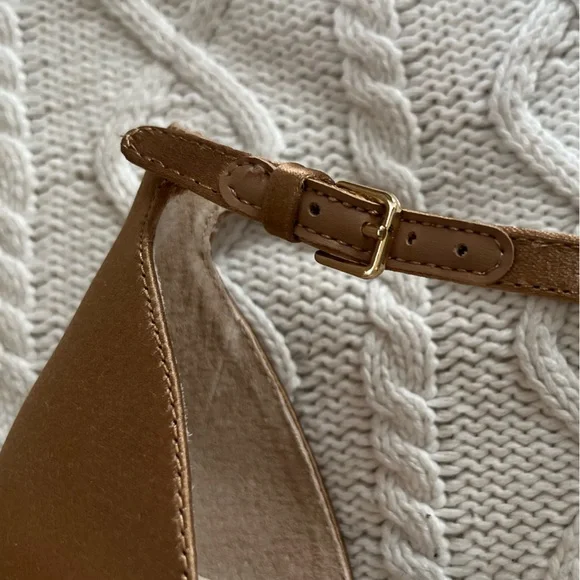 Dolce Vita “Pandora” Ankle Buckle mid- brown Platform Block Heel Sandals SZ 9 - Picture 10 of 16